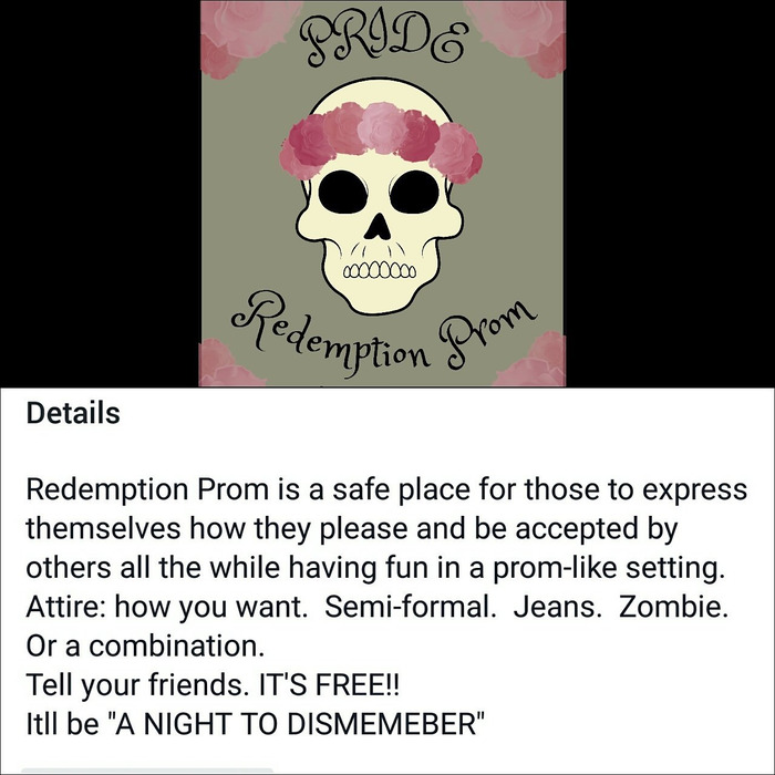 Redemption Prom Flyer